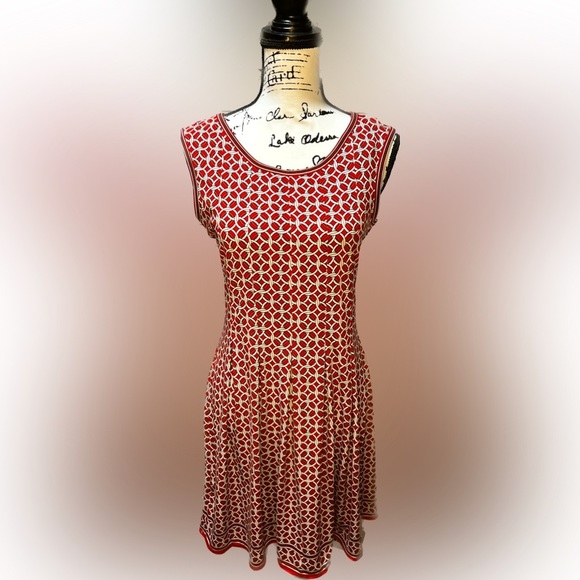 Max Studio Dresses & Skirts - Red geometric shapes sleeveless mini dress by Max Studio, sz M (D1)